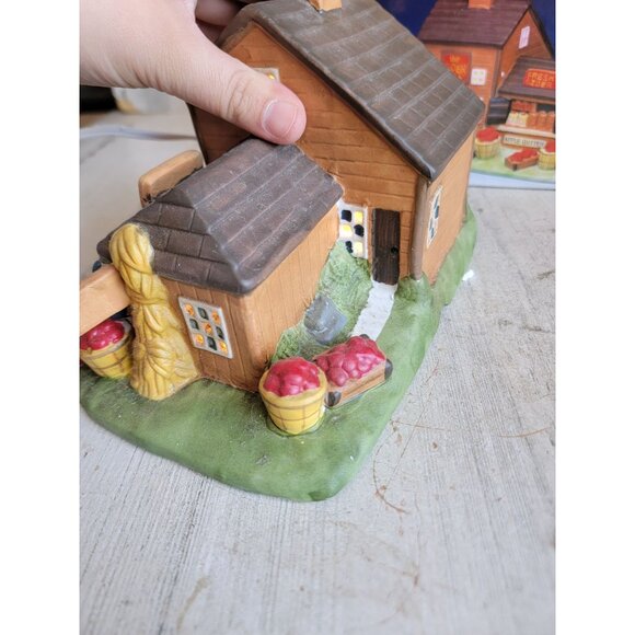 Vintage Autumn accents cider mill fall home decor village accessory - Picture 7 of 9